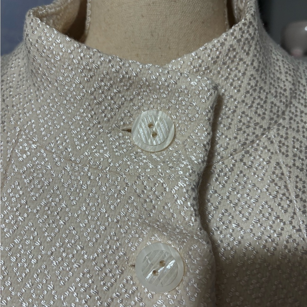 Le Chateau white wool trench coat xxs nwt - Picture 5 of 16